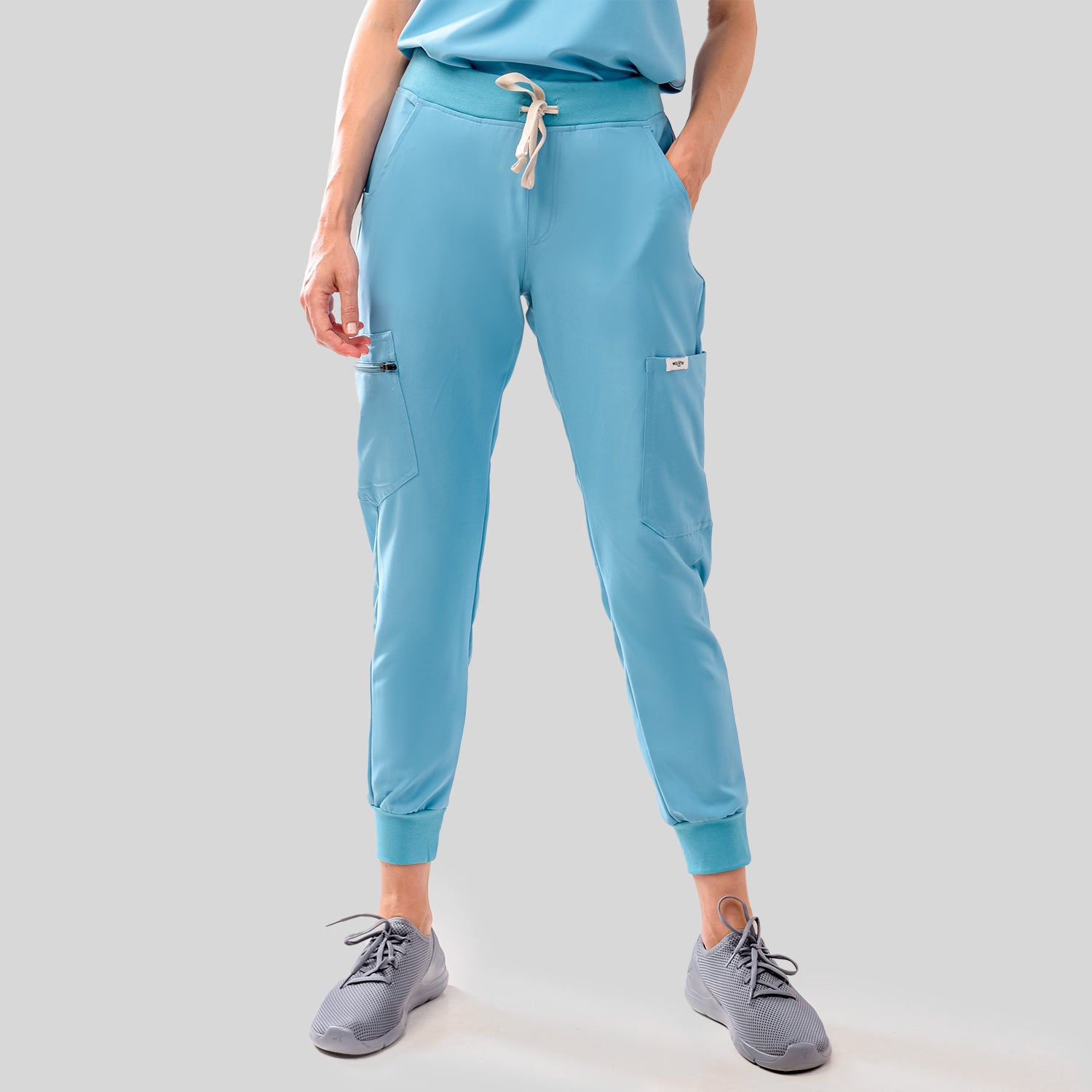 Miranda - Pantalon Jogger Ceinture côtelée