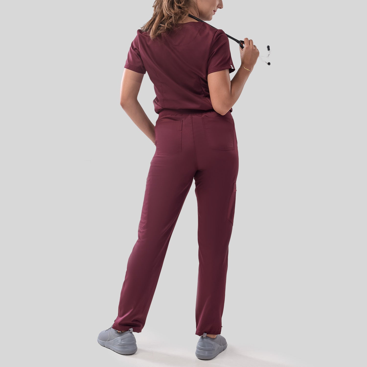 Lexie - Pantalon Droit Ceinture côtelée